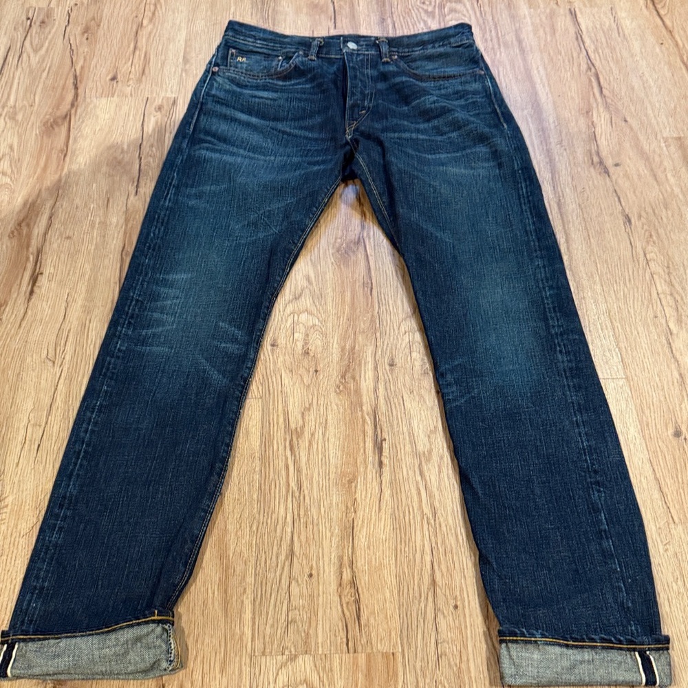 RRL HIGH SLIM SELVEDGE DENIM